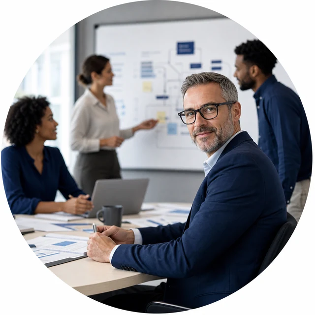 Management team profile icon